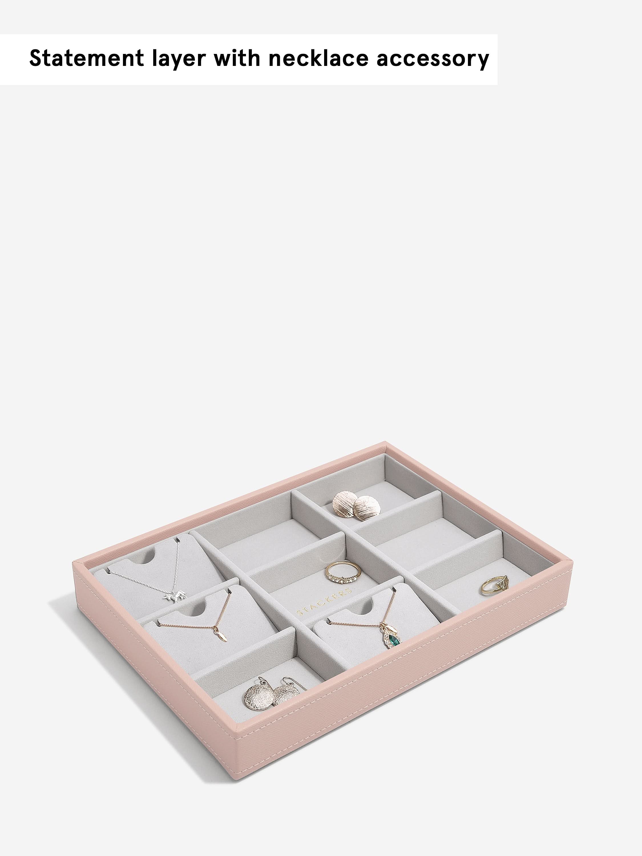 Stackers standaard Sieradenlaag voor Klassieke Juwelendoos Roze - Mystackers