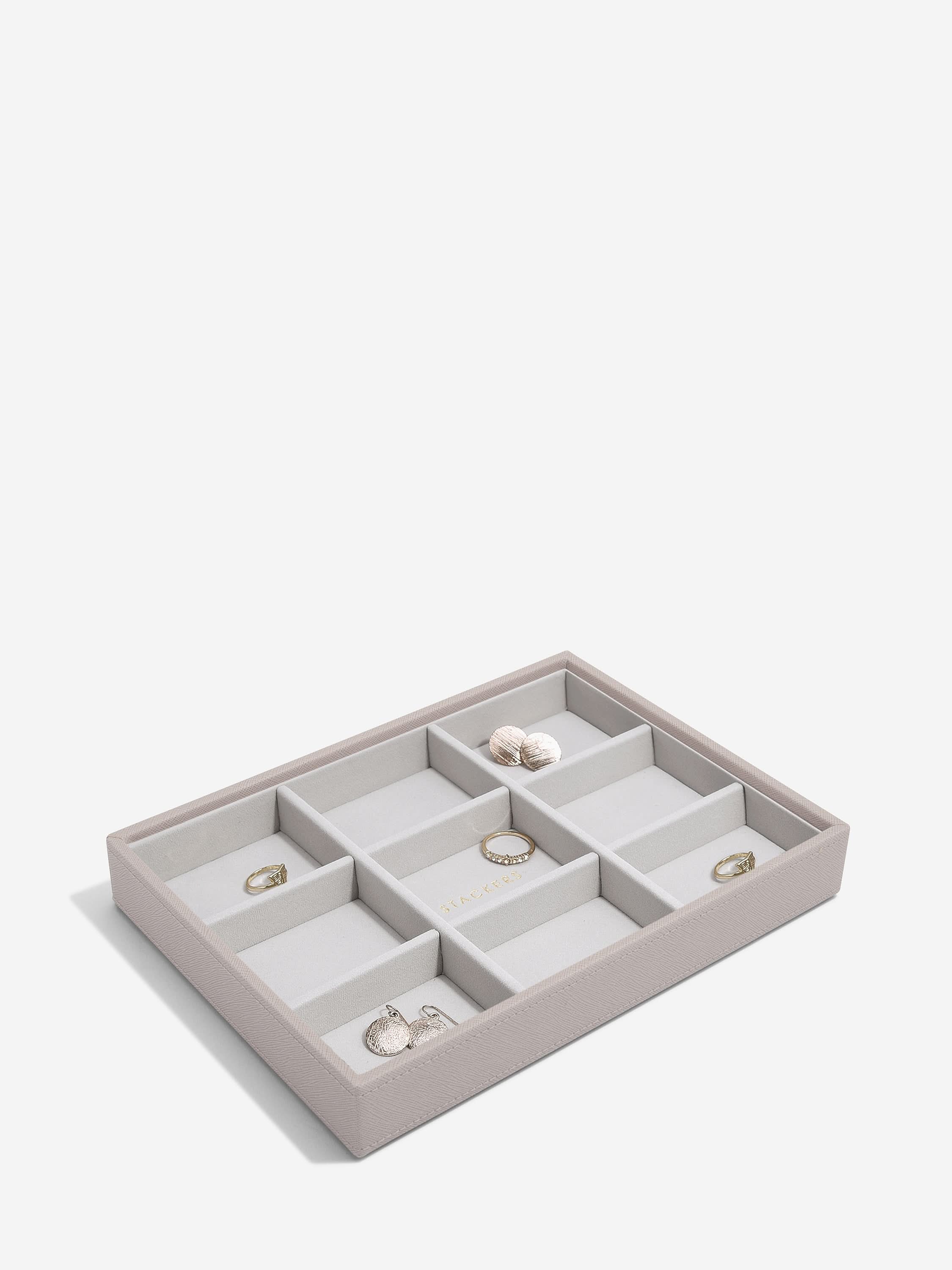 Stackers standaard Sieradenlaag voor Klassieke Juwelendoos Taupe - Mystackers