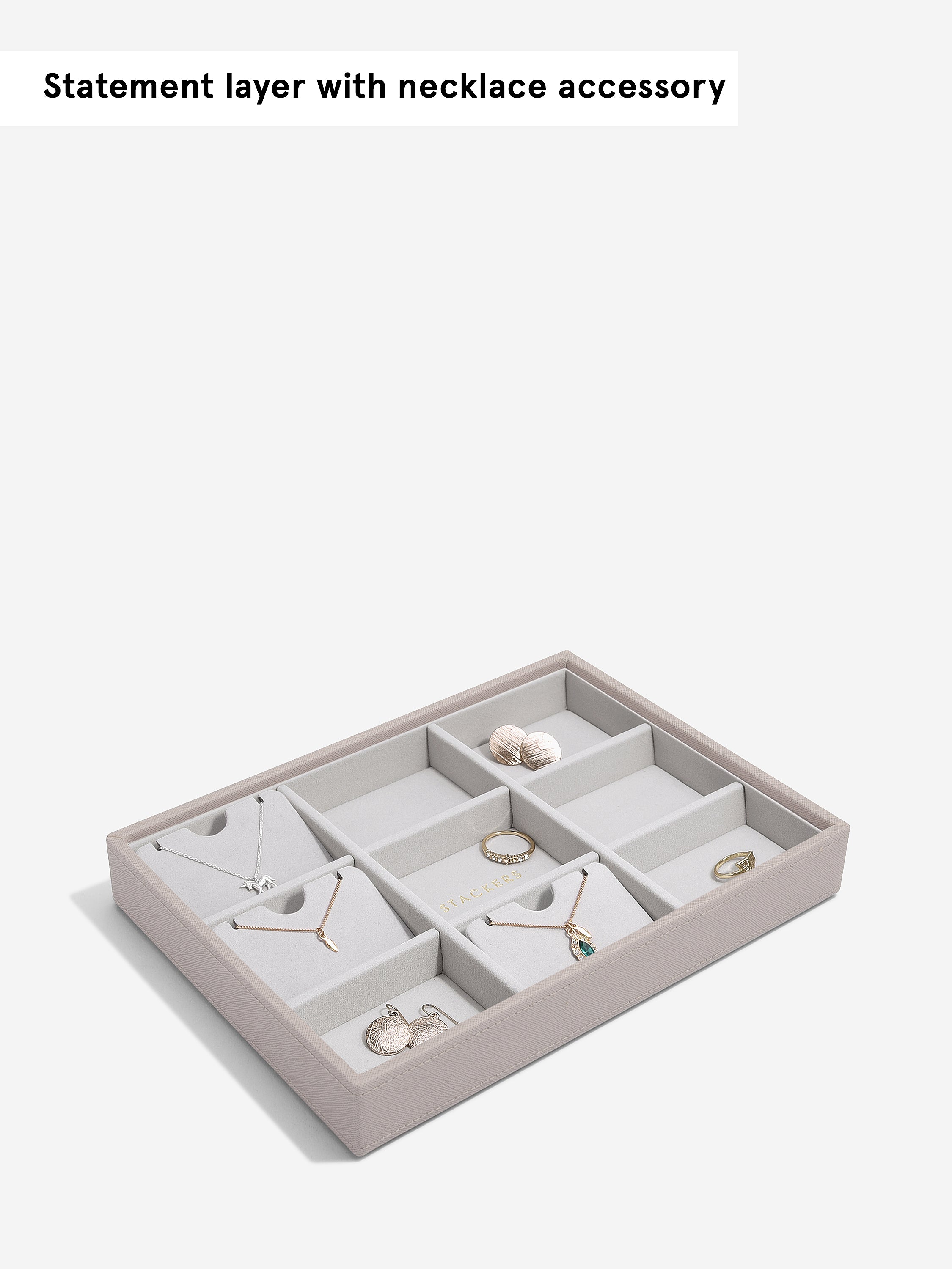 Stackers Compartiment standard pour boîte à bijoux classique Taupe
