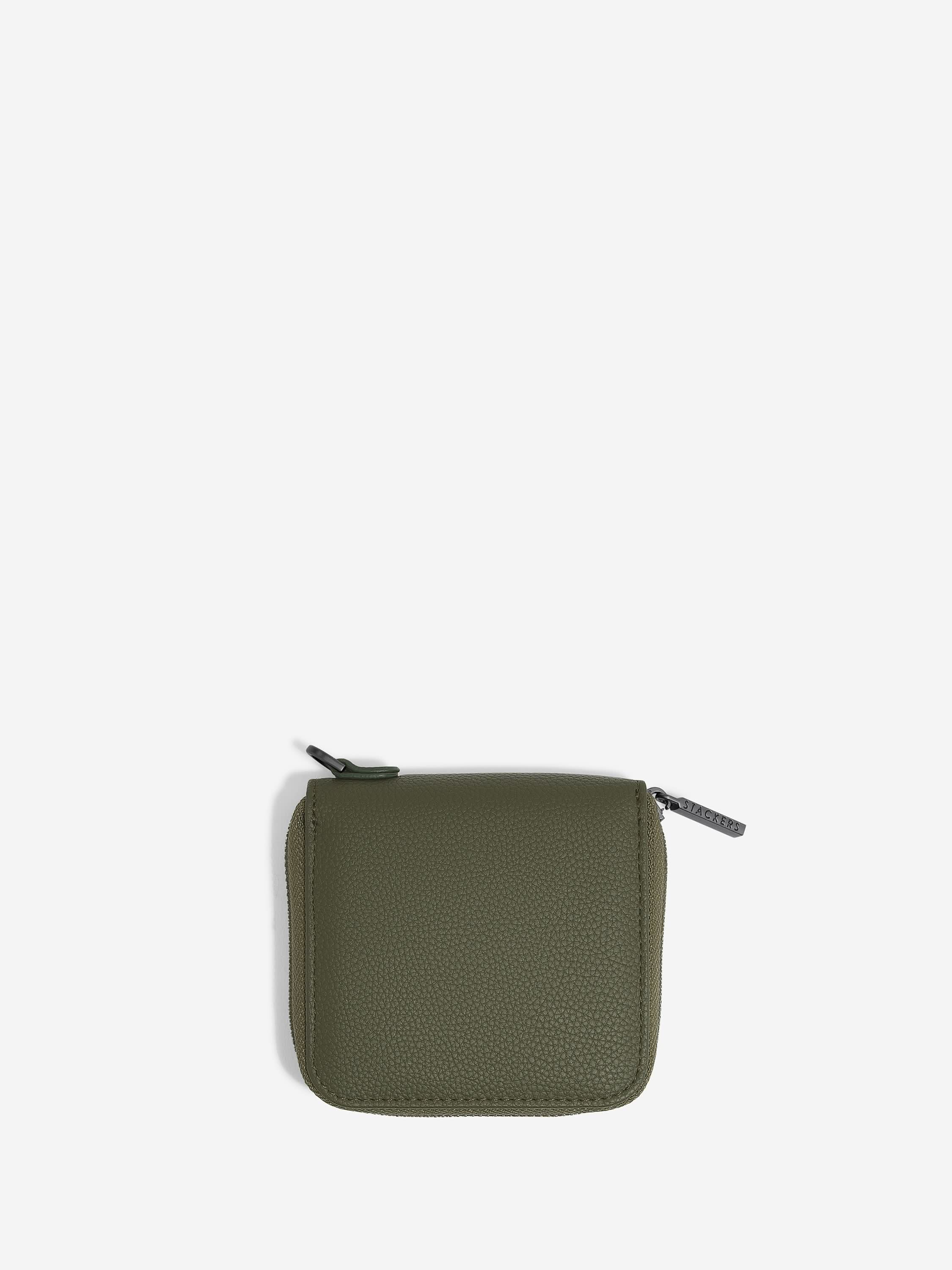 Stackers Compact Jewellery Roll Olive Green
