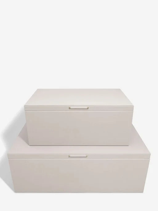 Stackers Opbergdozenset van twee Taupe - Mystackers