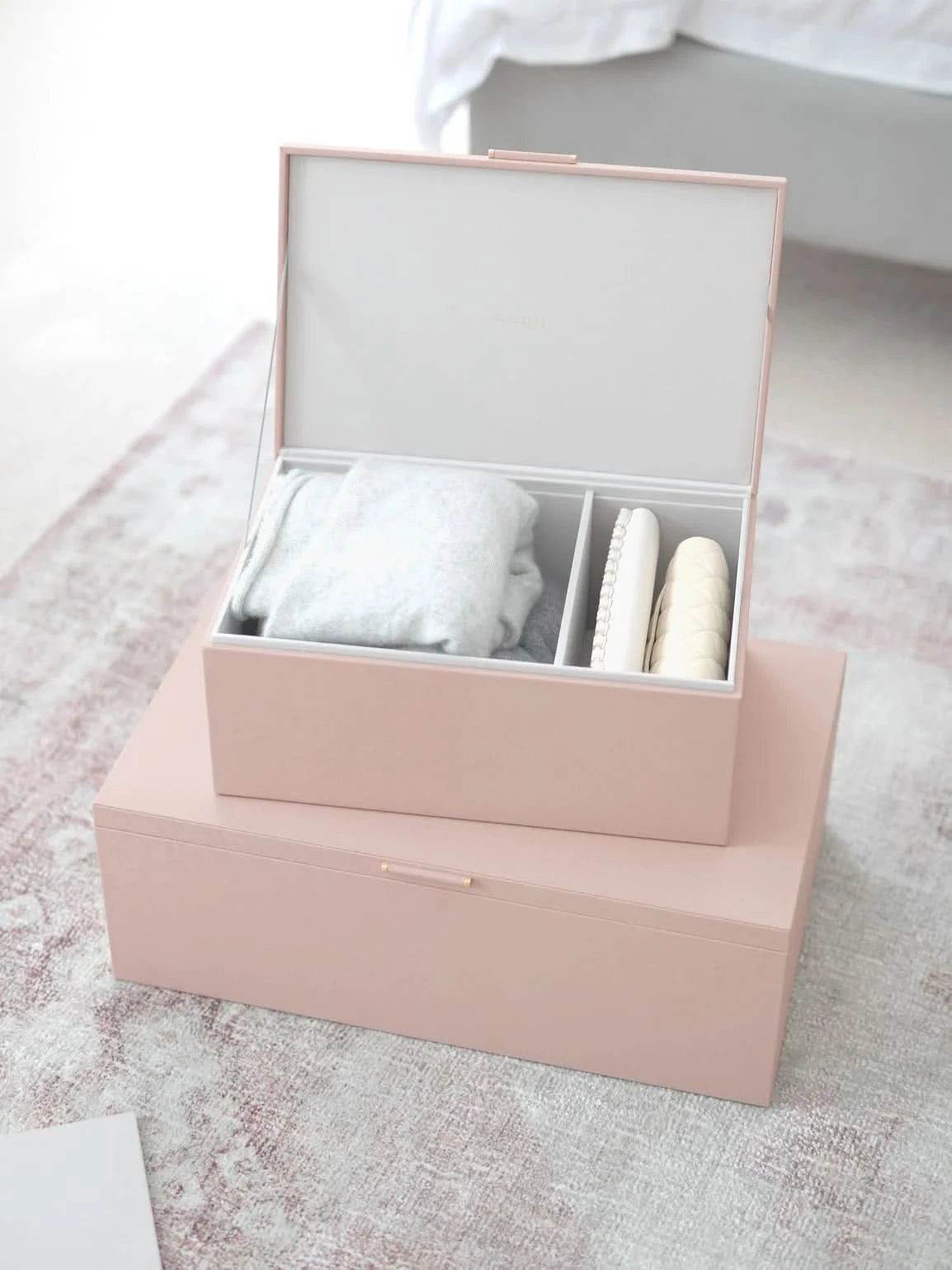 Stackers Opbergdozenset van twee Roze - Mystackers