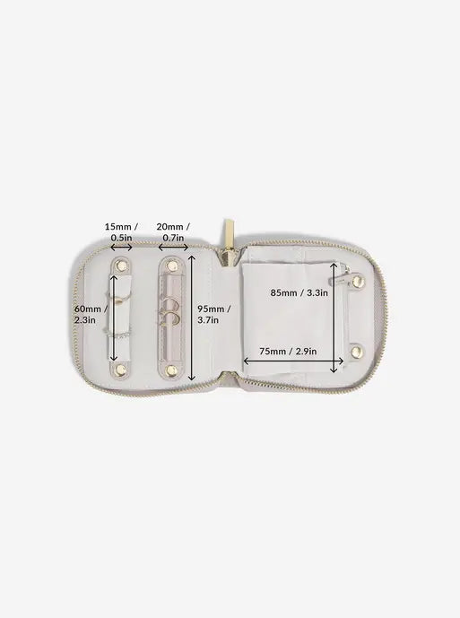 Stackers Compact Jewellery Roll Taupe - Mystackers