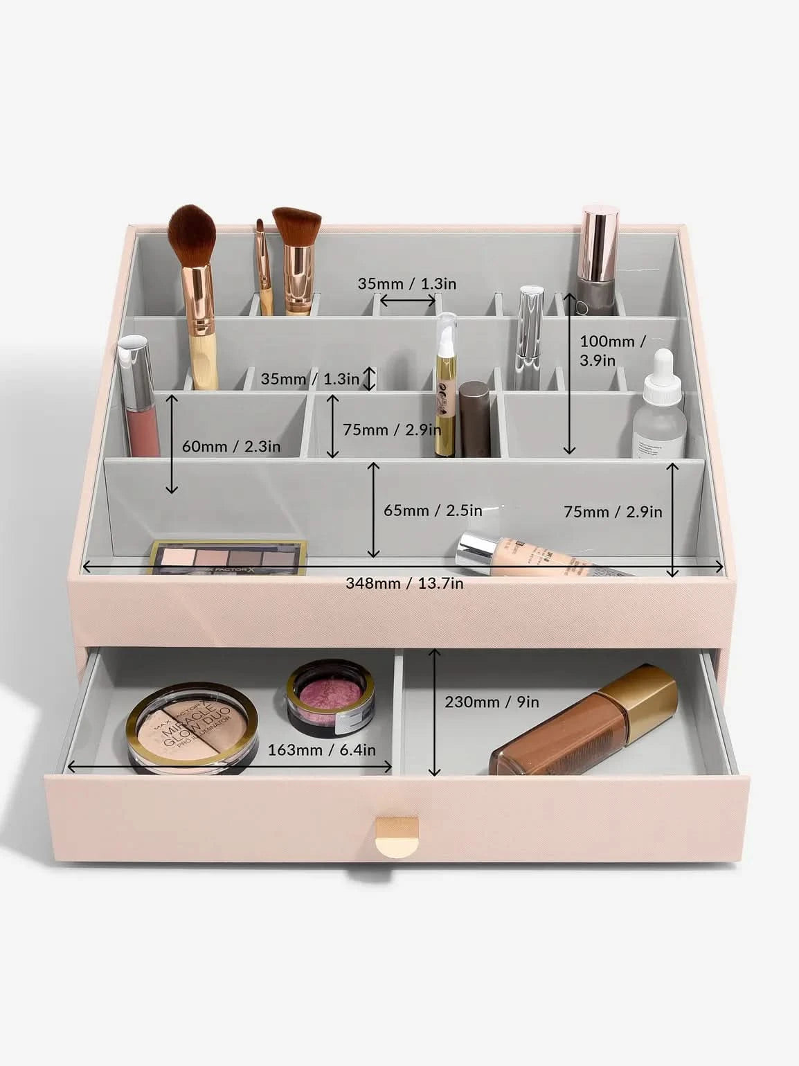 Stackers Supergrote Makeup Organizer Roze - Mystackers