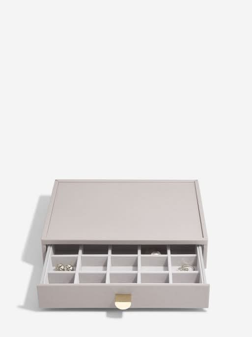 Stackers kleine Sieradenlade voor Klassieke Display Juwelendoos Taupe - Mystackers