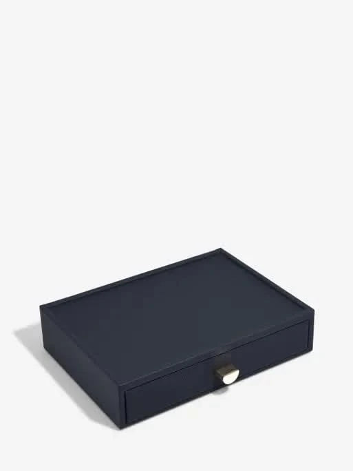 Stackers kleine Sieradenlade voor Klassieke Display Juwelendoos Marineblauw - Mystackers