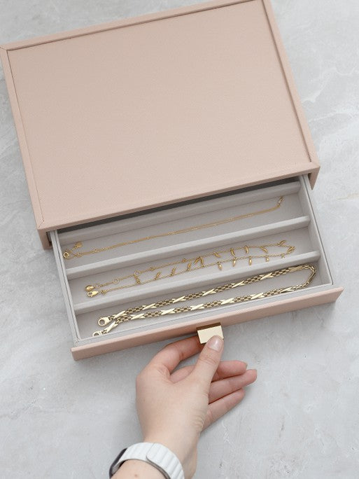 Stackers Halskettingenlade voor Klassieke Display Juwelendoos Roze - Mystackers