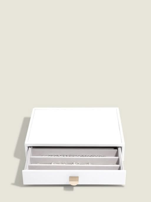 Stackers Halskettingenlade voor Klassieke Display Juwelendoos Wit - Mystackers
