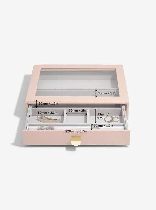 Stackers Klassieke Display Juwelendoos Set van 4 Roze - Mystackers