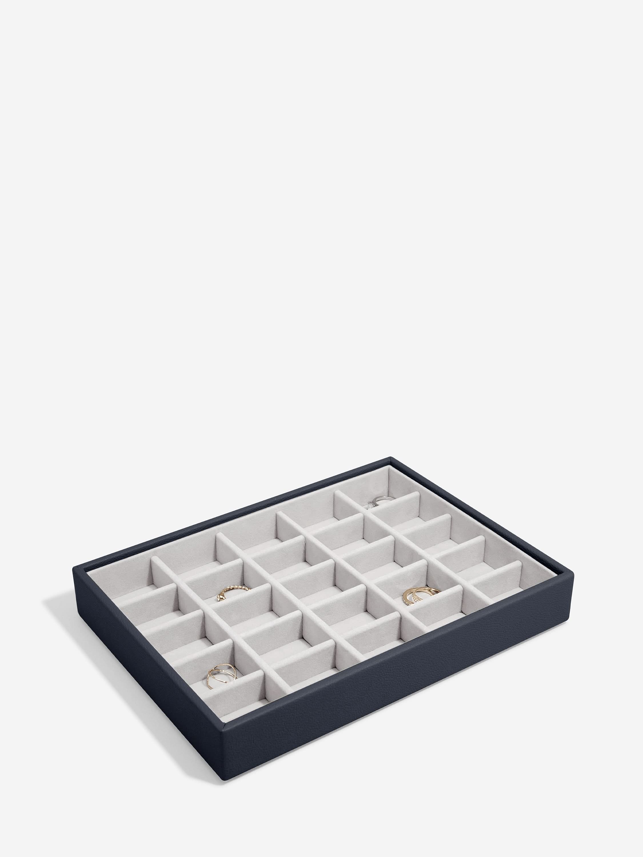 Stackers kleine Sieradenlaag voor Klassieke Juwelendoos Marineblauw - Mystackers