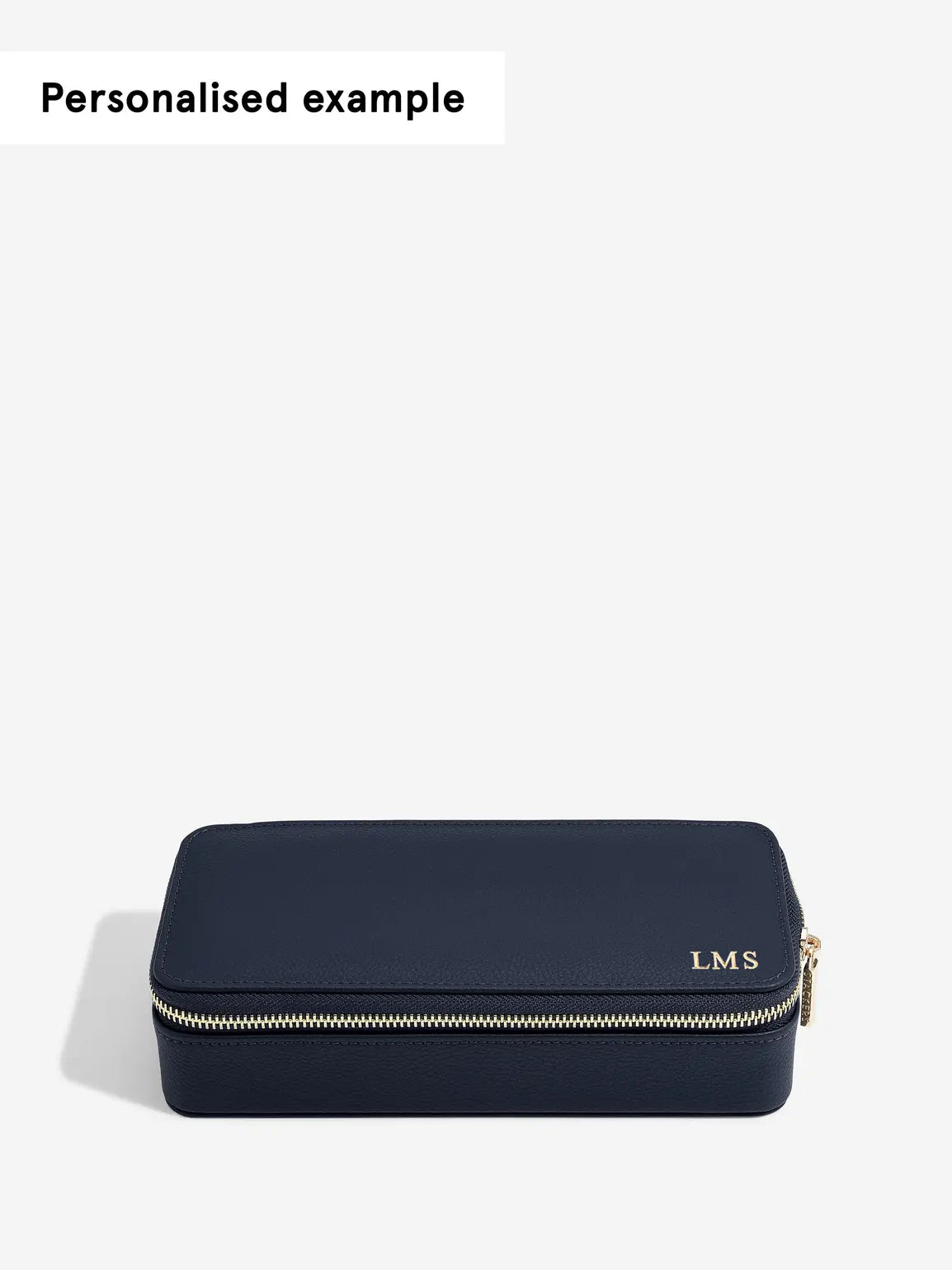 Stackers Medium Travel box Navy blue