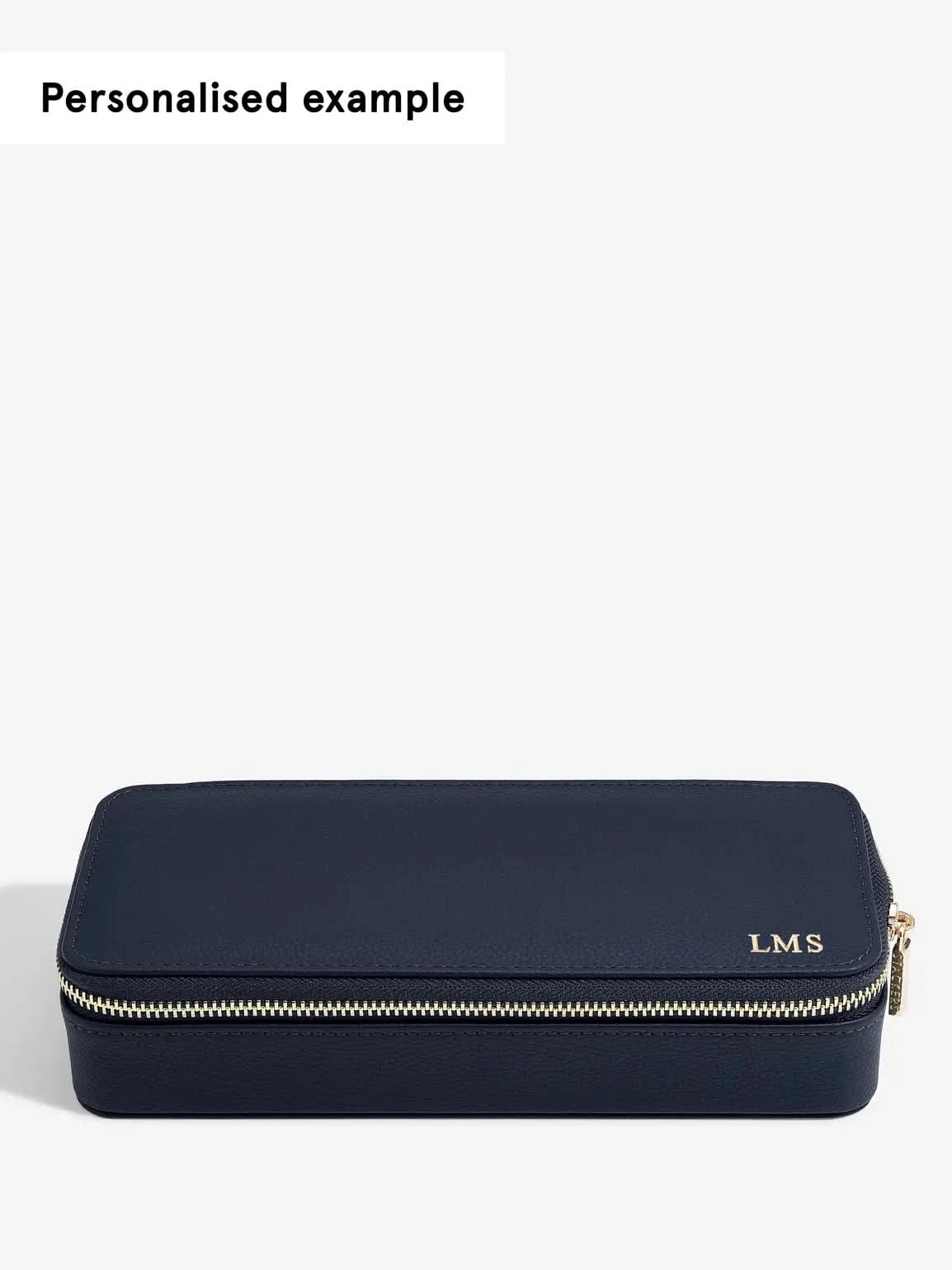 Stackers Large + Petite Travel Box Marineblauw - Mystackers