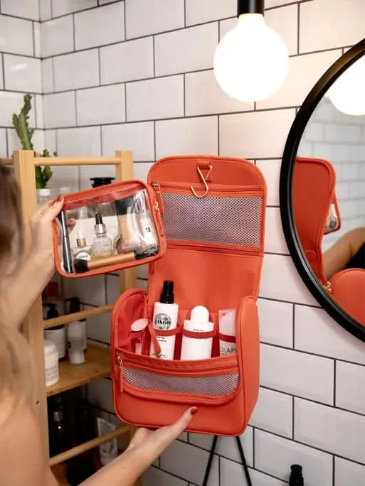 Stackers hangende Toilettas Oranje - Mystackers