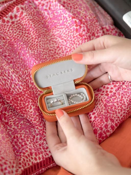 Stackers Petite Juwelendoosje Oranje - Mystackers