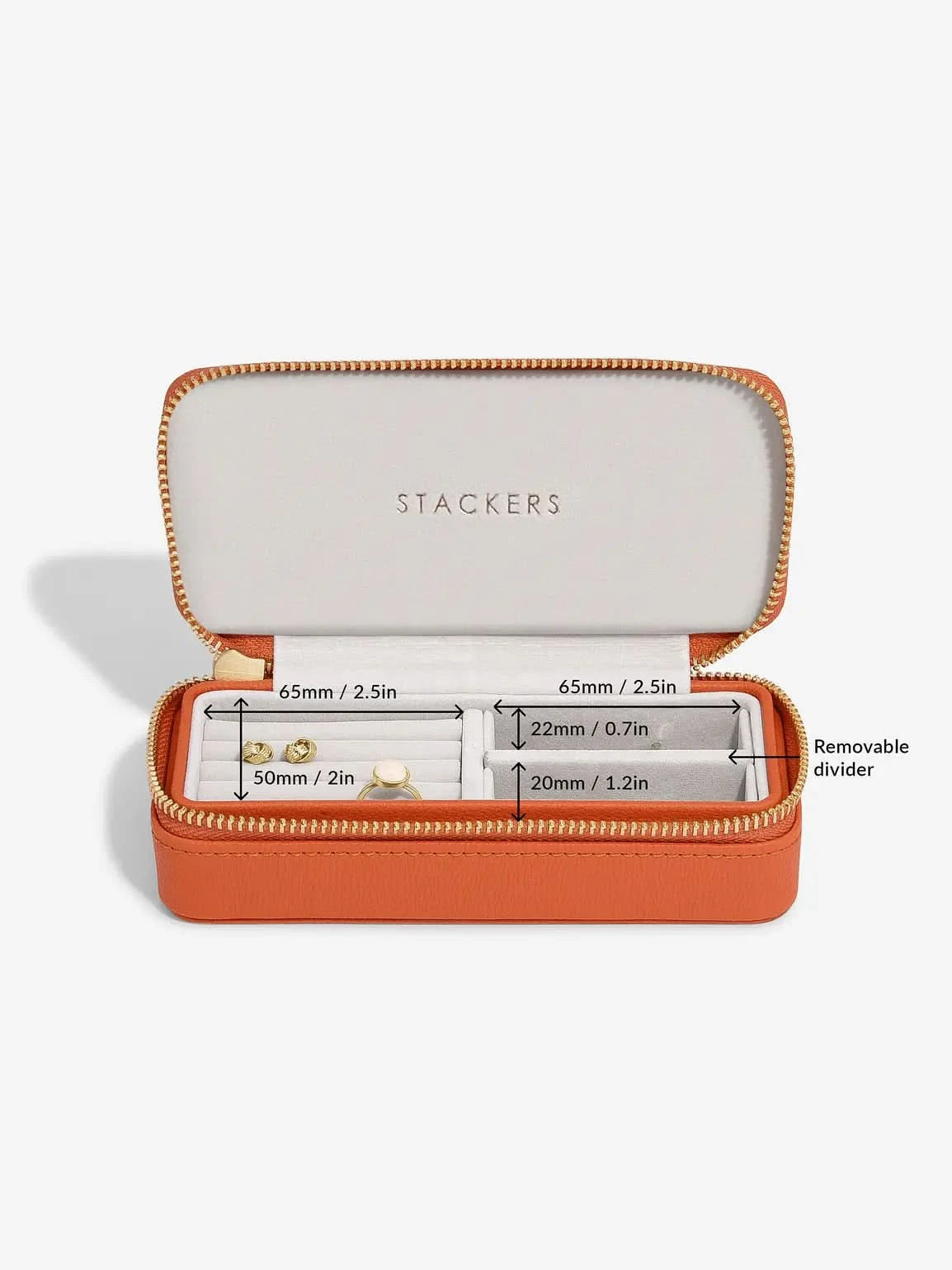 Stackers Medium Travel box Oranje - Mystackers