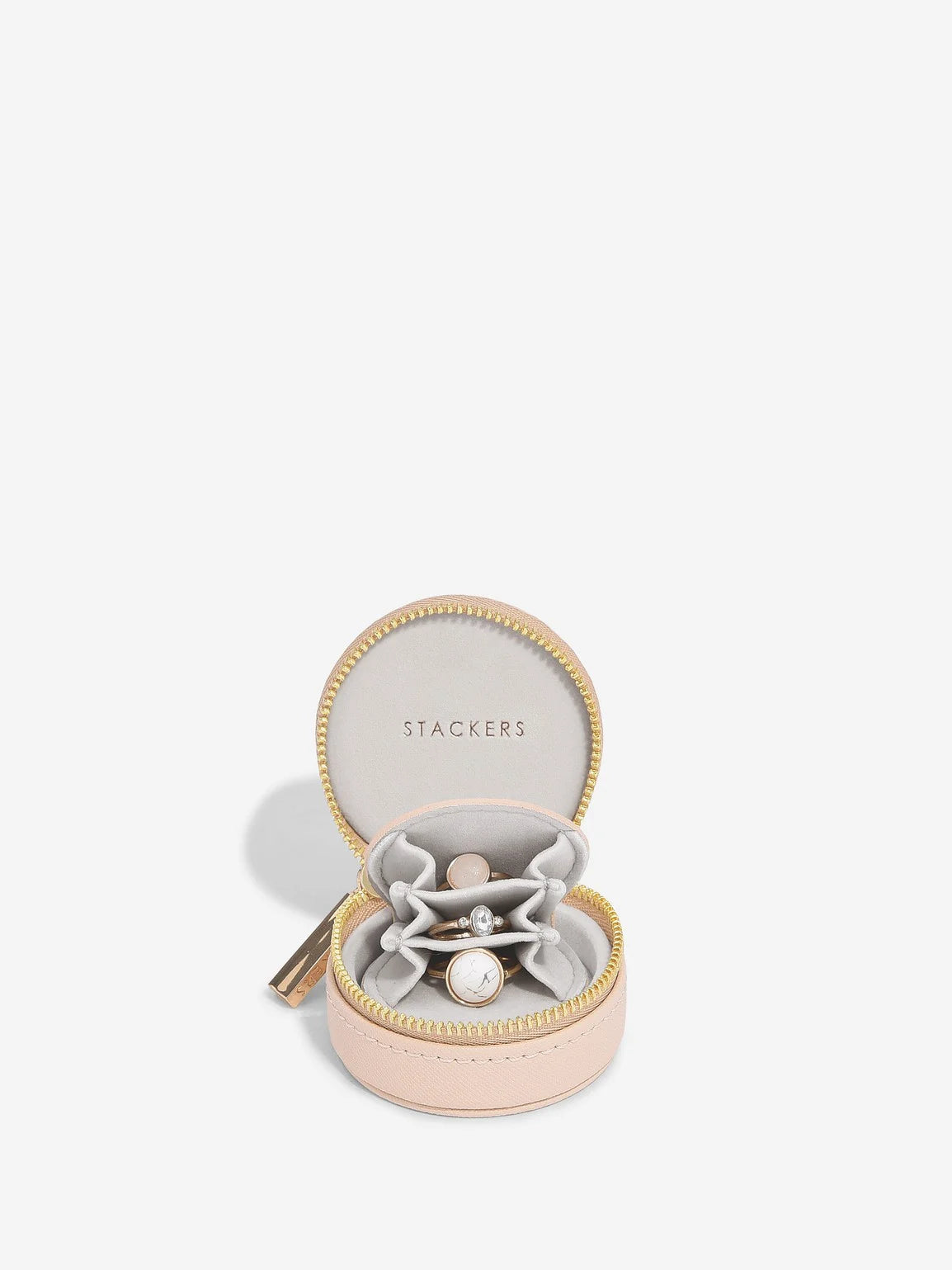 Stackers Oyster Reissieradendoosje Roze - Mystackers