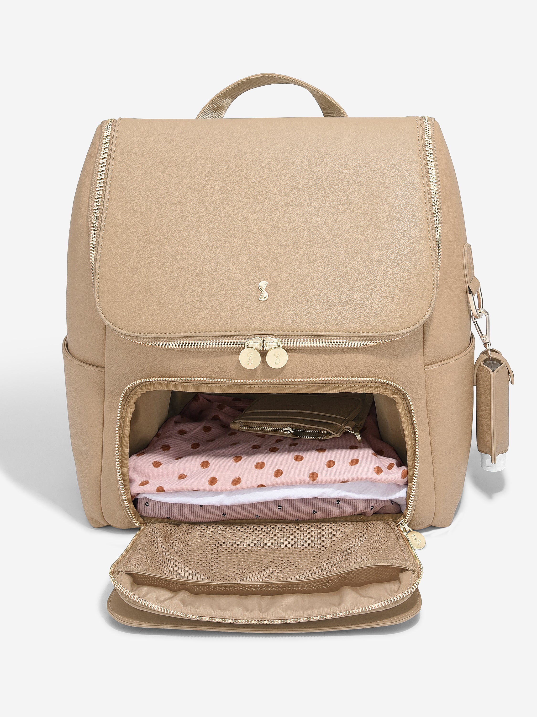 Stackers Diaper Bag Camel