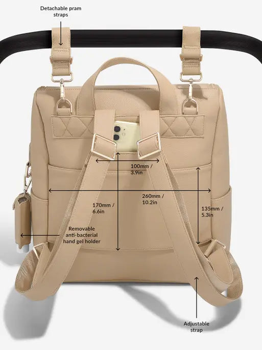 Stackers Diaper Bag Camel