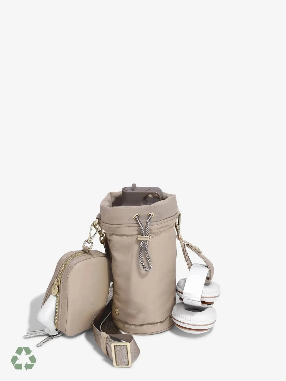 Stackers Flessentas van Gerecycled Nylon Mushroom - Mystackers