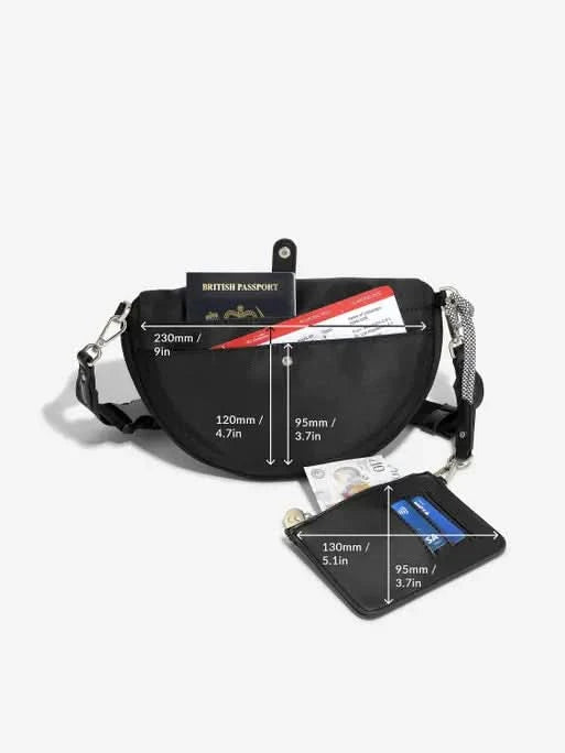 Stackers Heuptas van Gerecycled Nylon Zwart - Mystackers