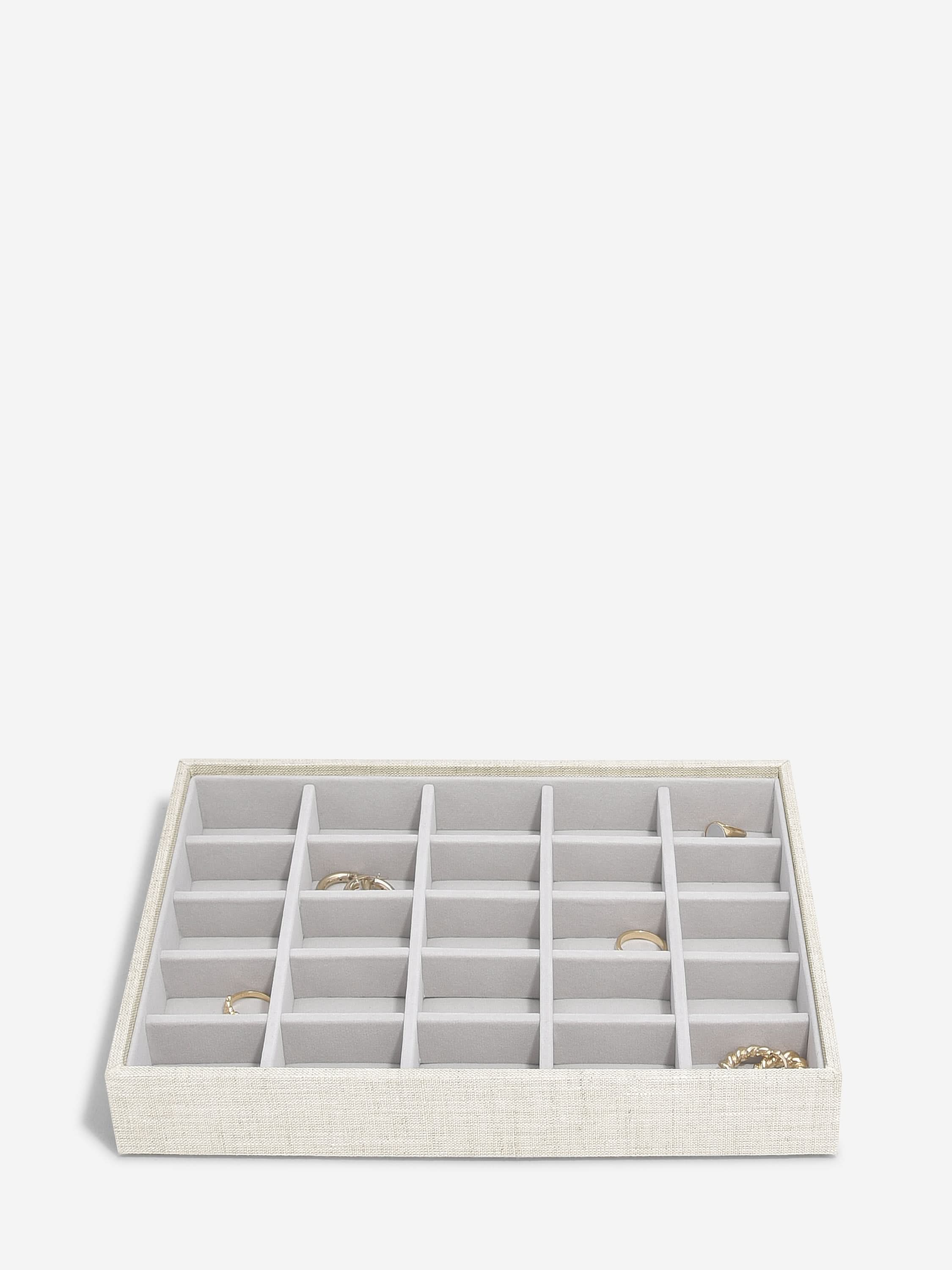 Stackers Klassieke Juwelendoos Set van 5 Havermout & Linnen - Mystackers