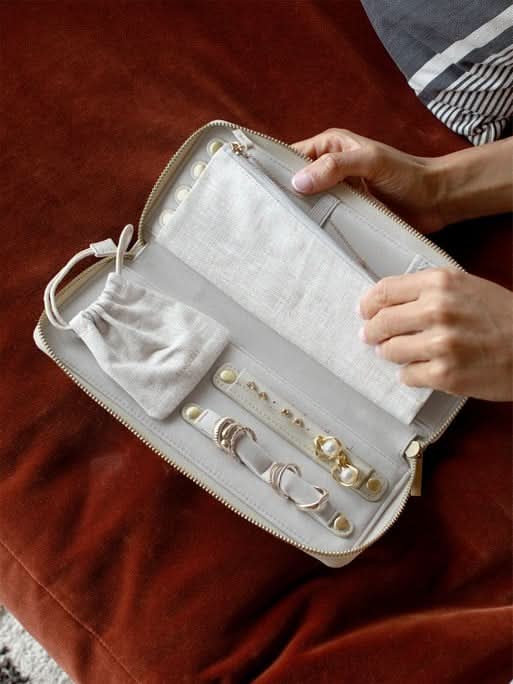 Stackers Jewellery Roll Havermout & Linnen - Mystackers