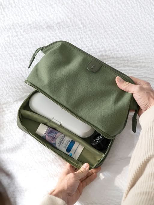 Stackers Toilettas Groen Canvas - Mystackers