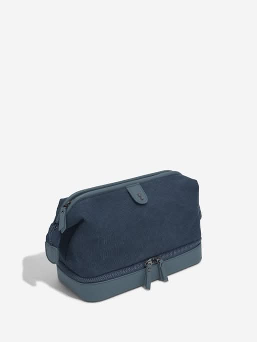 Stackers Toilettas Blauw Canvas - Mystackers