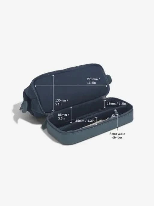 Stackers Toilettas Blauw Canvas - Mystackers