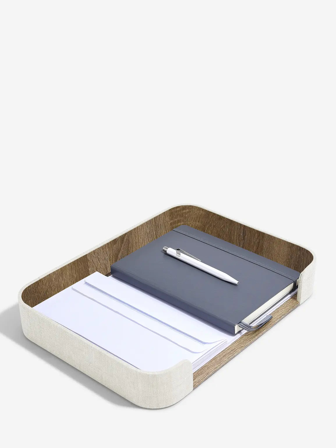 Stackers Letter Tray Oatmeal & Linen