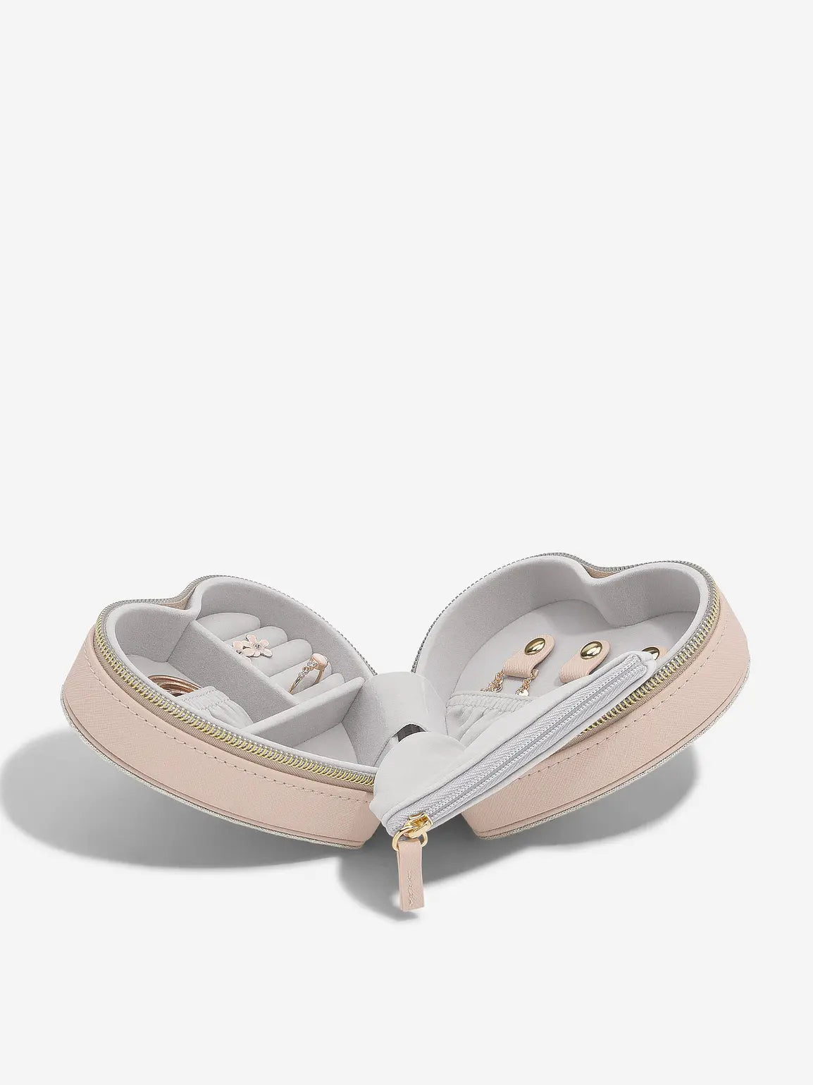 Stackers Mum Heart Travel Jewellery Box Pink