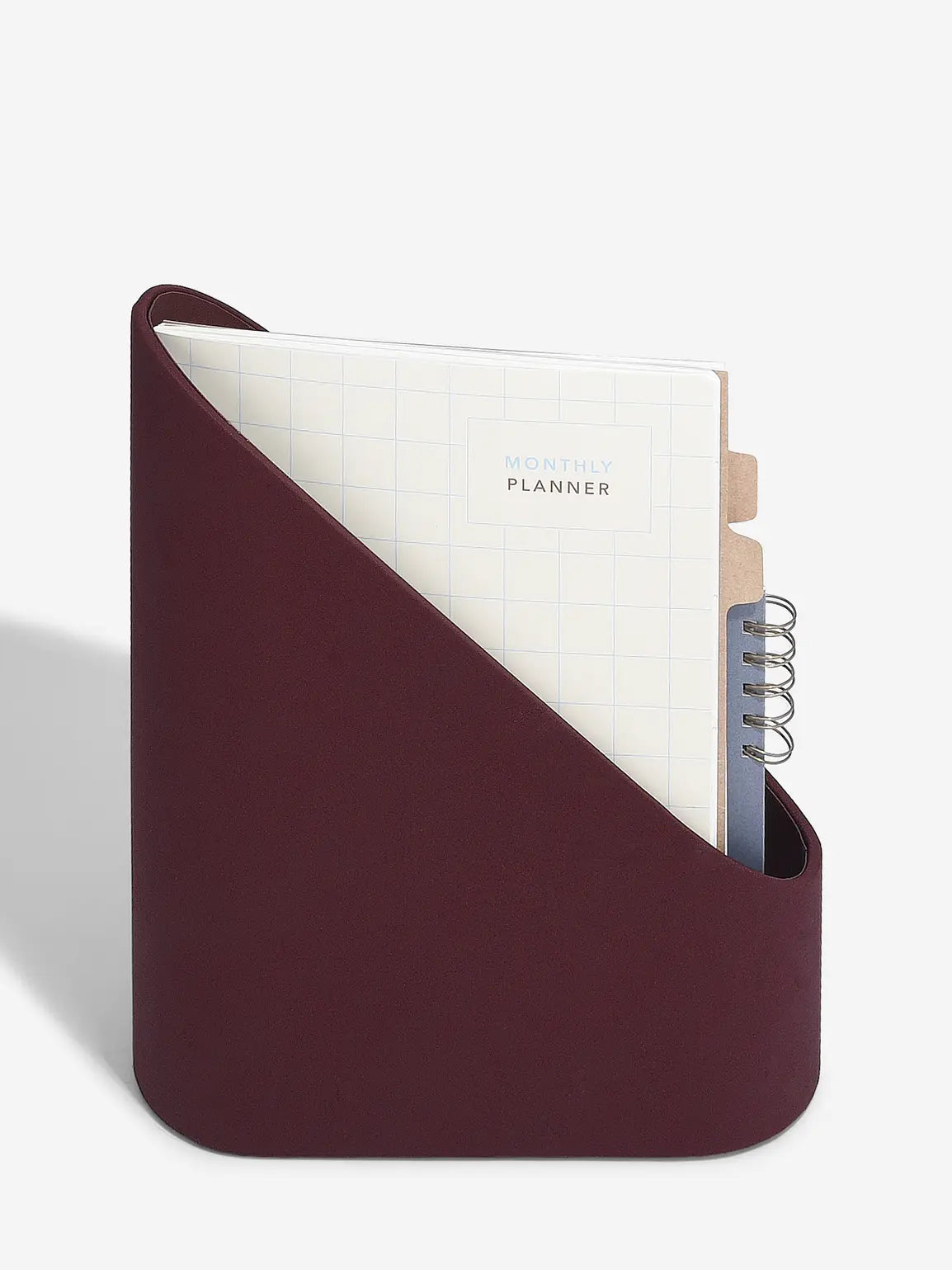 Stackers Magazine Holder Garnet Red