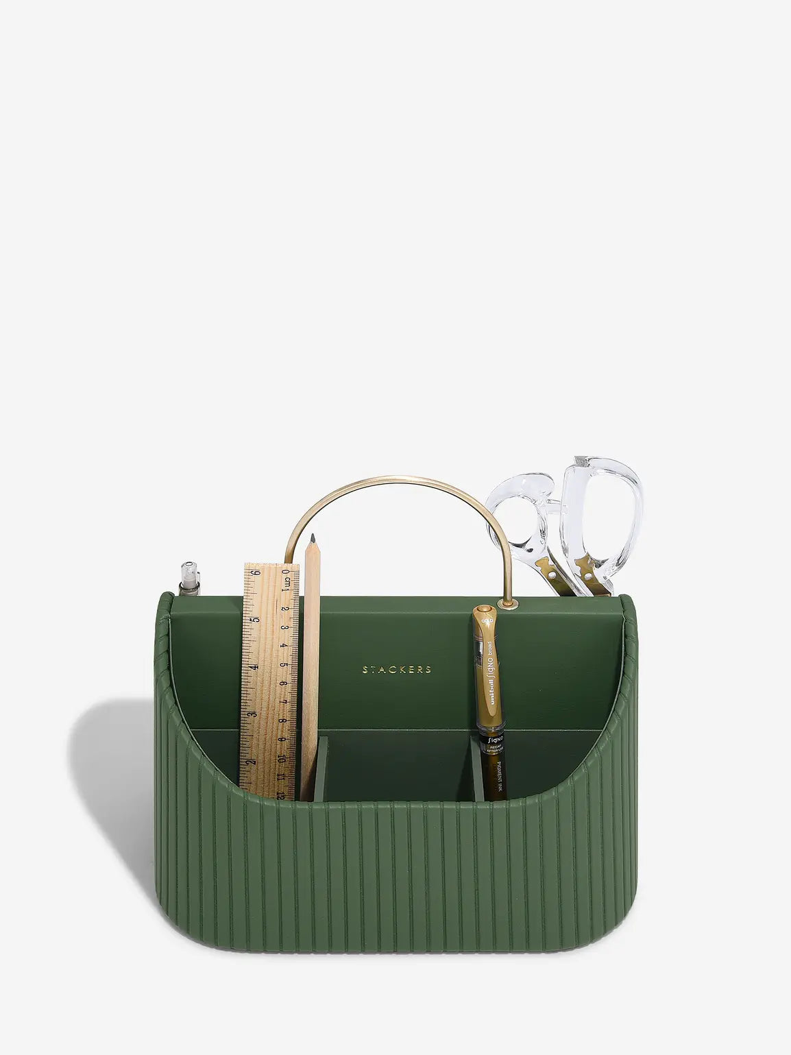 Stackers Desk Organizer Emerald Green