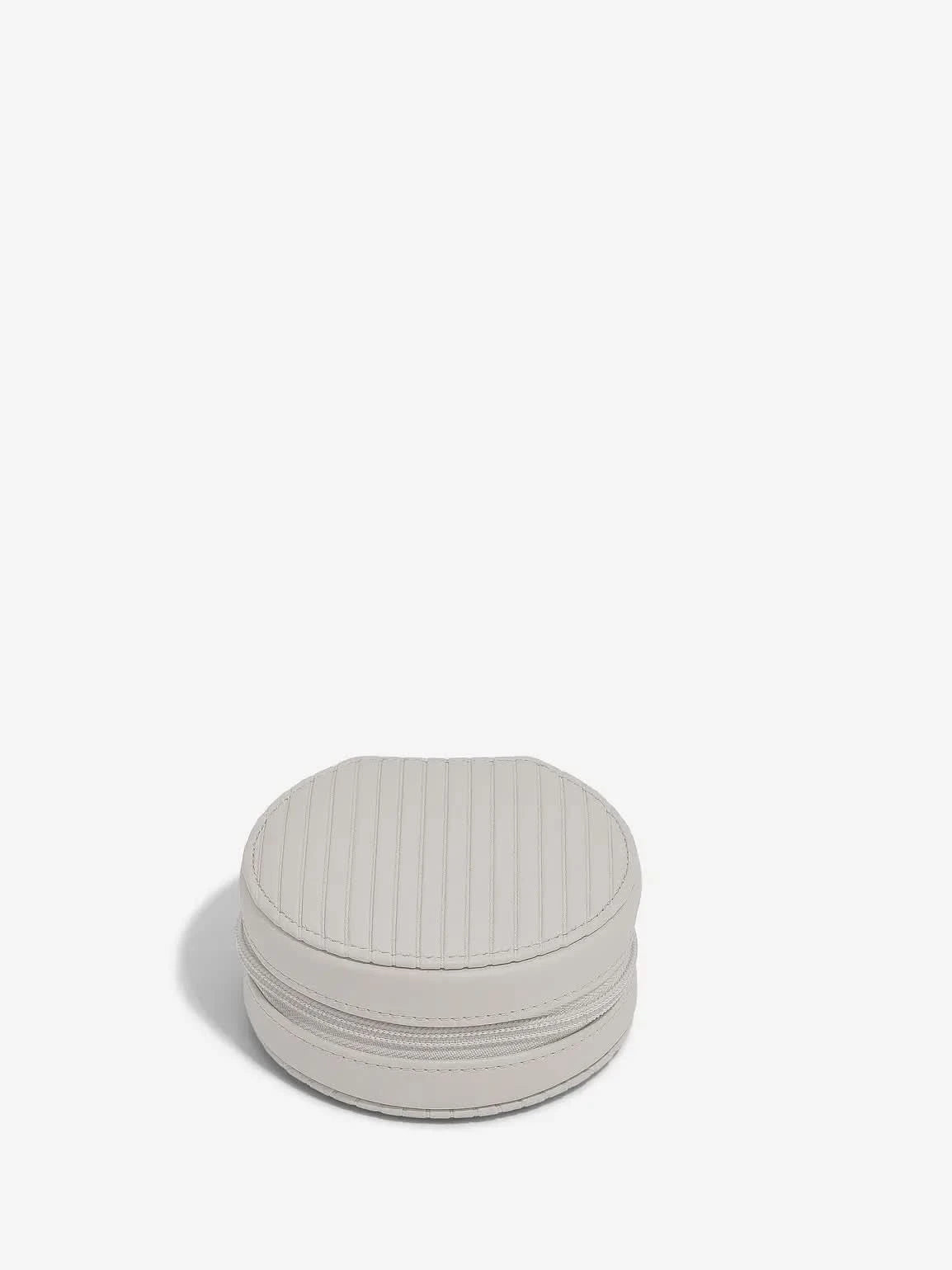 Stackers Ronde Travel Jewellery Box Kalksteen - Mystackers