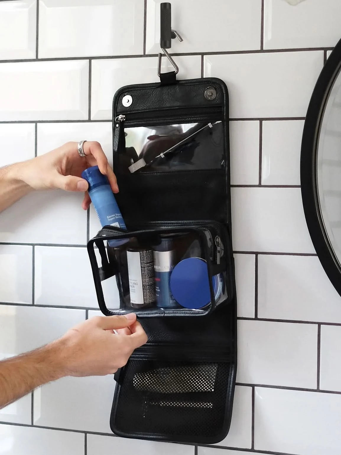 Stackers kleine hangende Toilettas Zwart - Mystackers