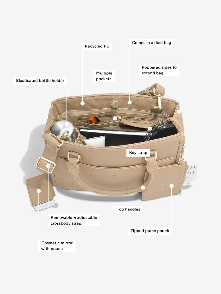 Stackers Kleine Handtas Camel - Mystackers