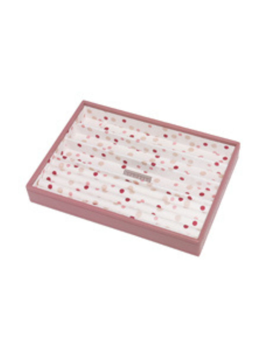 Stackers Ring & Armbandenlaag voor Klassieke Juwelendoos Roze Gevlekt - Mystackers
