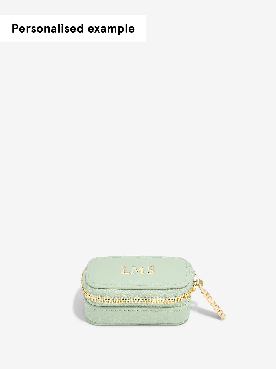 Stackers Petite Jewellery Box Sage Green