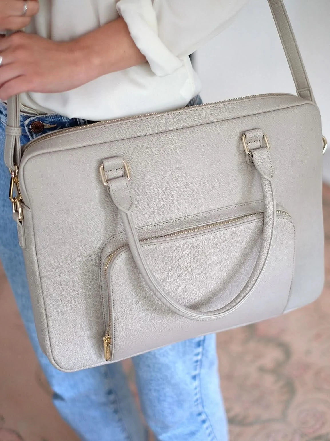 Stackers Laptoptas Taupe - Mystackers