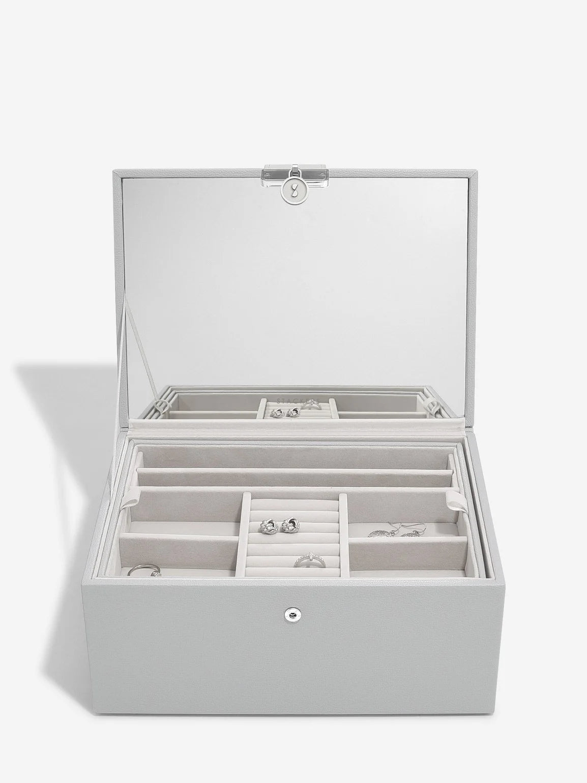 Stackers Luxe Klassieke Juwelendoos Grijs - Mystackers