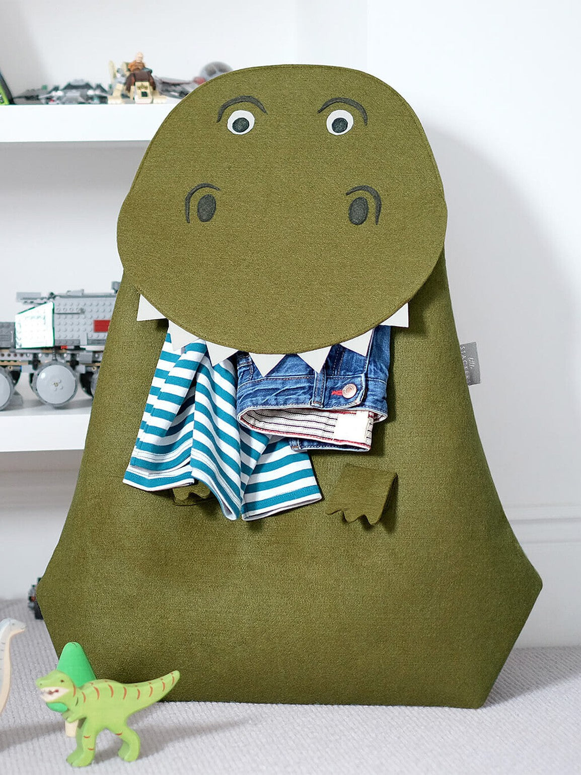 Little Stackers - Storage basket T-Rex