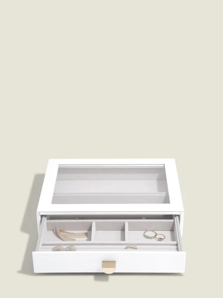 Stackers Klassieke Display Juwelendoos Set van 3 Wit - Mystackers