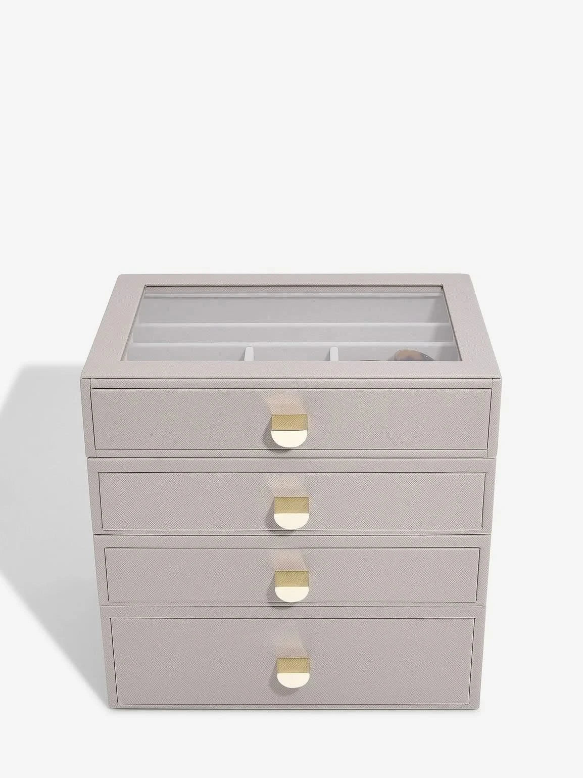 Stackers Klassieke Display Juwelendoos Set van 4 Taupe - Mystackers
