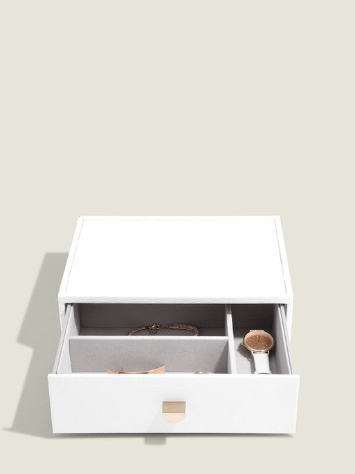 Stackers Klassieke Display Juwelendoos Set van 4 Wit - Mystackers