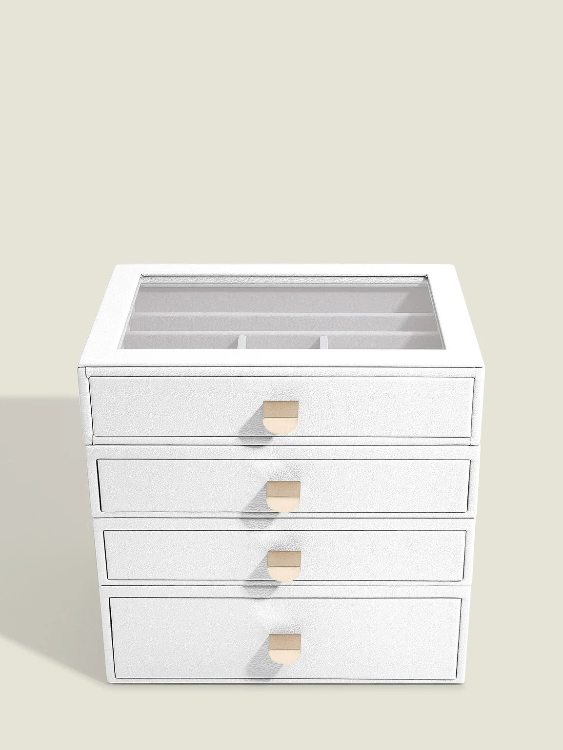 Stackers Klassieke Display Juwelendoos Set van 4 Wit - Mystackers