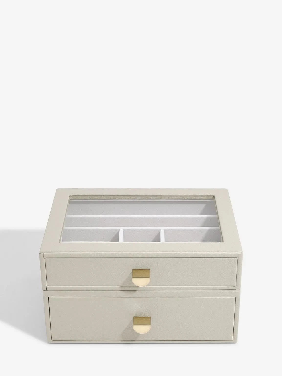 Stackers Klassieke Display Juwelendoos Set van 2 Havermout - Mystackers