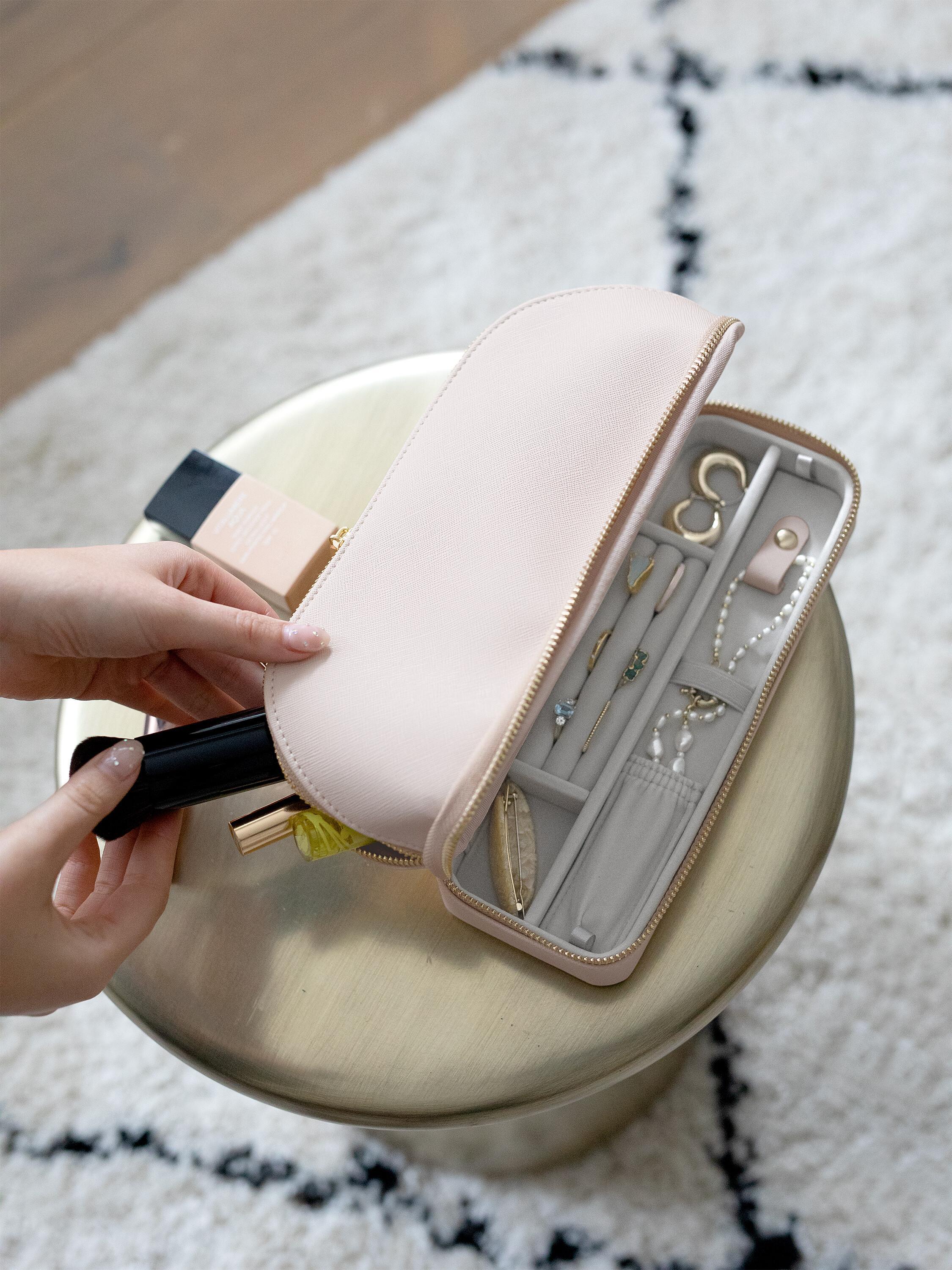 Stackers Trousse à cosmétiques et bijoux Rose