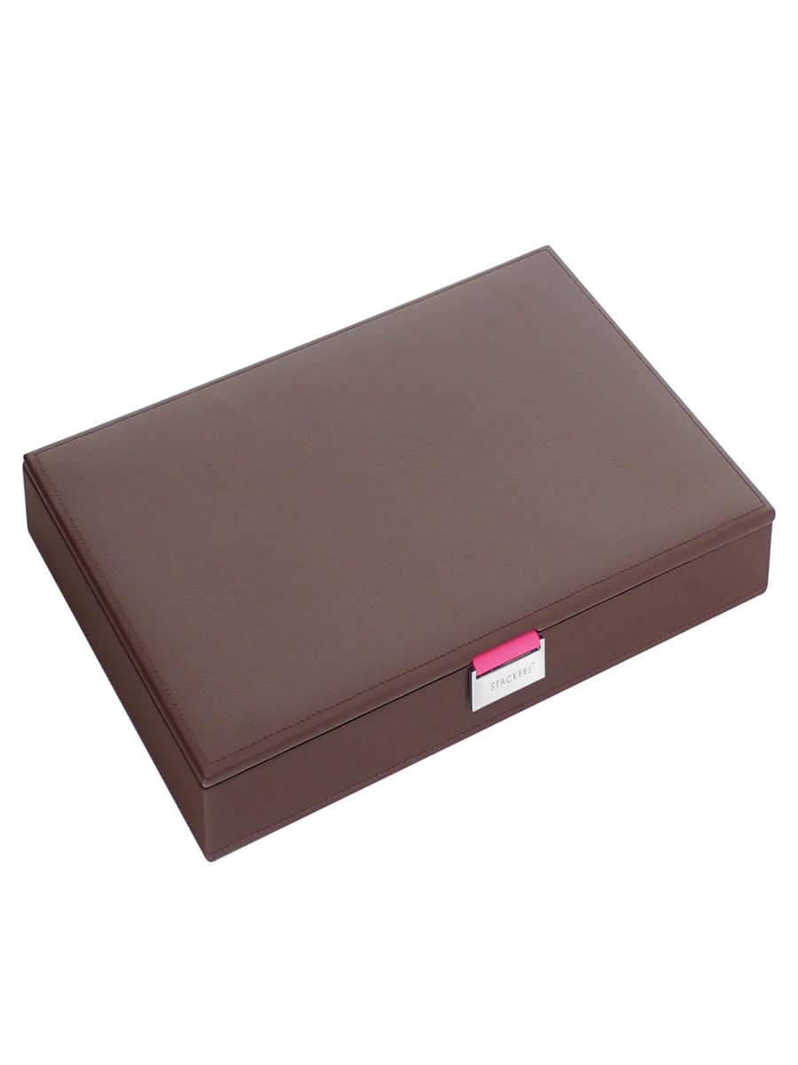 Stackers Deksel voor XL Juwelendoos Chocolate - Mystackers