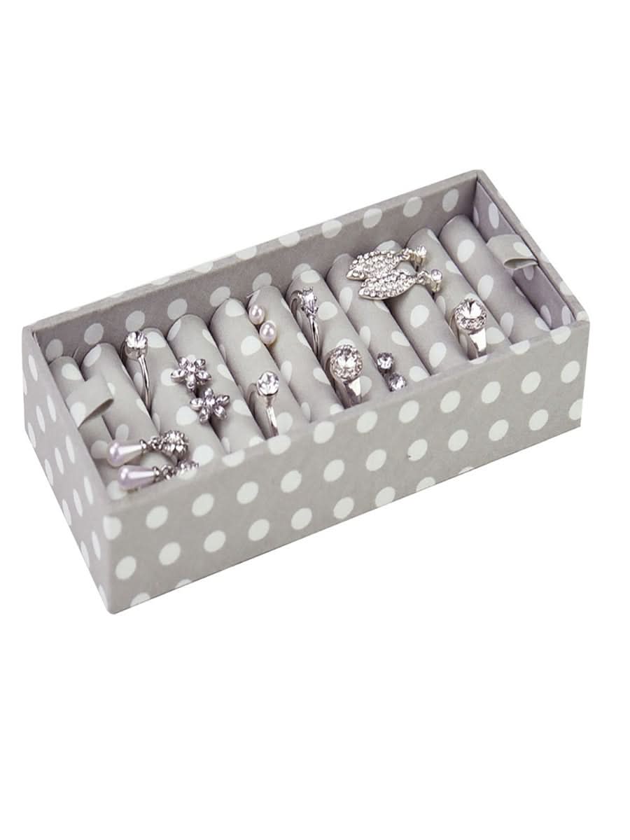 Stackers Ring Roll Grijs Polkadots - Mystackers