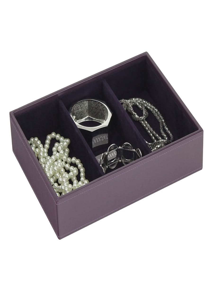 Stackers Horloge & Accessoirelaag voor Klassieke Juwelendoos Paars - Mystackers
